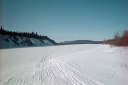 On the winding Kuskokwin River, Alaska